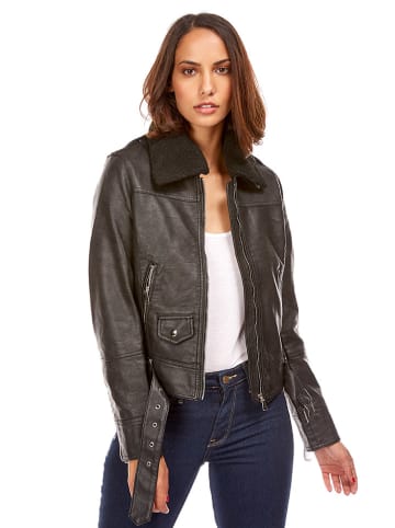 L'armoire de Suzette Kunstleren jas zwart