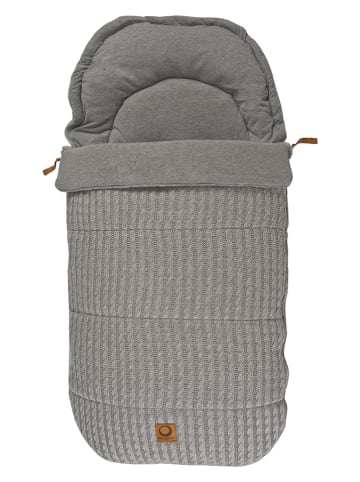 easygrow Fußsack "Grandma Old" in Grau - (L)110 cm