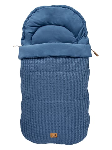 easygrow Fußsack "Grandma Old" in Blau - (L)110 cm