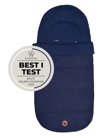easygrow Fußsack "Grandma Saga" in Dunkelblau - (L)110 cm