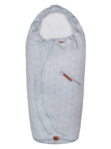 easygrow Fußsack "Lyng" in Blau/ Grau - (L)115 cm