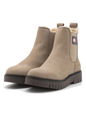 Tommy Hilfiger Shoes Leren chelseaboots kaki