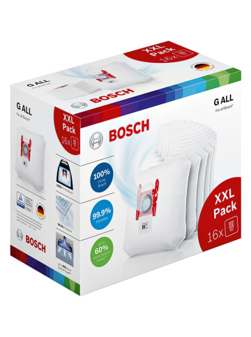 Bosch Kleingeräte Staubsaugerbeutel "PowerProtect - G All" in Weiß - 16 Stück