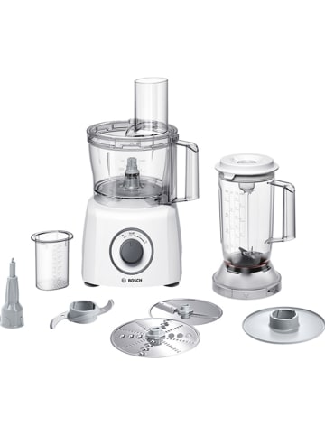 Bosch Kleingeräte Küchenmaschine "Foodprocessor" in Weiß/ Grau - 800 W