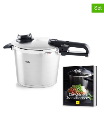 Fissler 4-delige Set: roestvrijstalen snelkookpan "Vitavit®Premium" - Ø 22 cm
