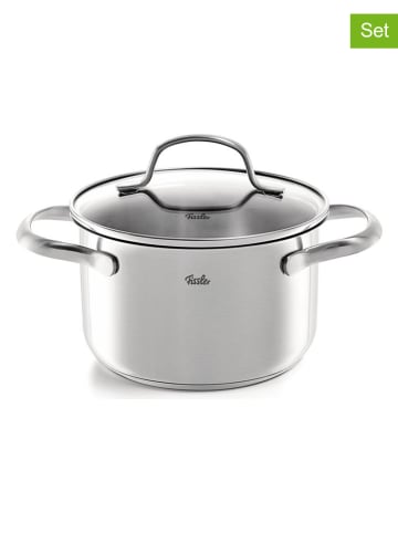 Fissler 2-delige set: roestvrijstalen pan met deksel "Copenhagen" - Ø 16 cm