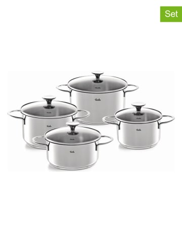 Fissler 8-delige roestvrijstalen pannenset "Copenhagen"