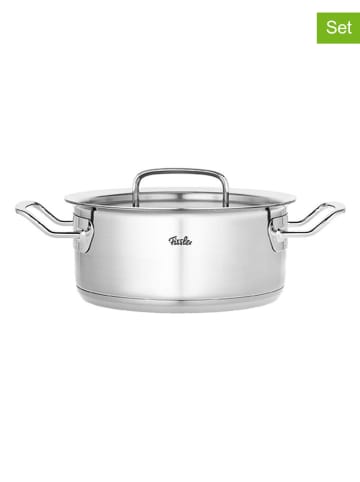 Fissler 2-delige set: roestvrijstalen braadpan met deksel "Profi Collection®" - Ø20 cm