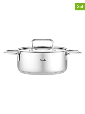 Fissler 2-delige set: roestvrijstalen braadpan met deksel "Profi Collection®" - Ø24 cm