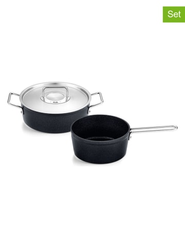 Fissler 3-delige pannenset "Adamant®" zwart