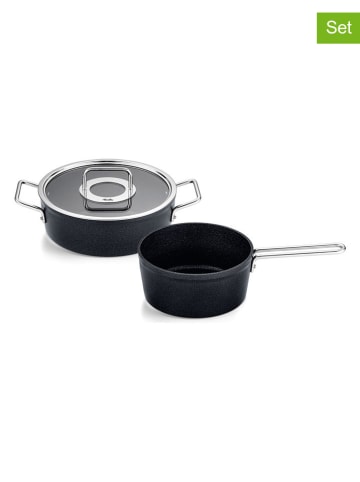 Fissler 3-delige pannenset "Adamant®" zwart