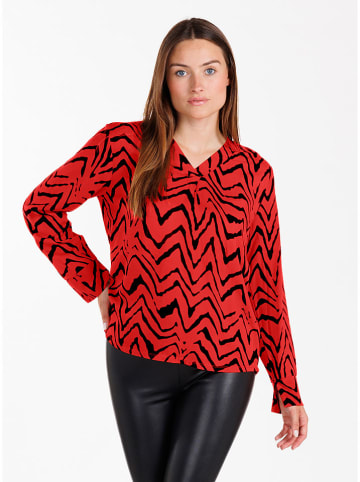 KEY LARGO Bluse "Party" in Rot/ Schwarz