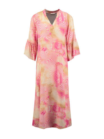 KEY LARGO Kleid "Breeze" in Beige/ Pink