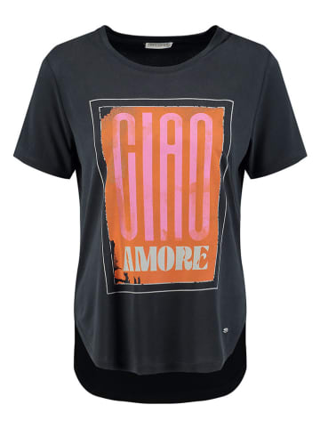 KEY LARGO Shirt "Goodbye" in Schwarz