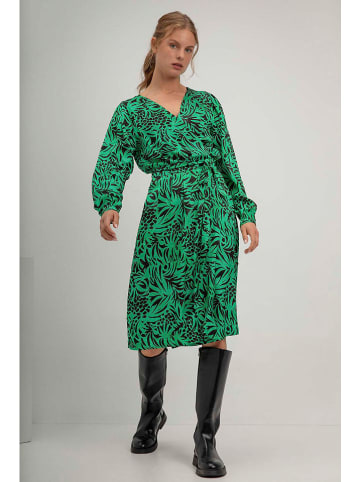 Josephine & Co Jurk "Safira" groen/zwart