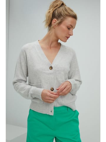 Josephine & Co Kardigan "Siep" w kolorze jasnoszarym