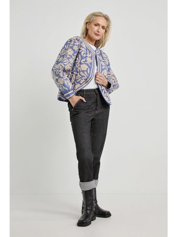 Josephine & Co Kurtka przejściowa "Daaf" w kolorze błękitno-beżowym