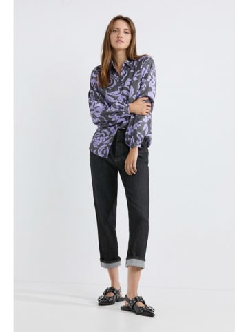 Josephine & Co Bluse "Armand" in Grau/ Lila