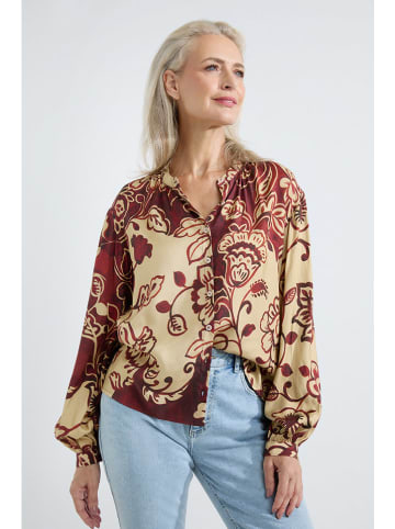 Josephine & Co Blouse "Anouska" lichtbruin/crème