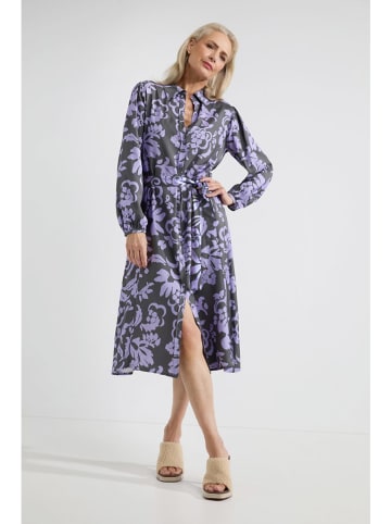 Josephine & Co Jurk "Amira" paars/grijs