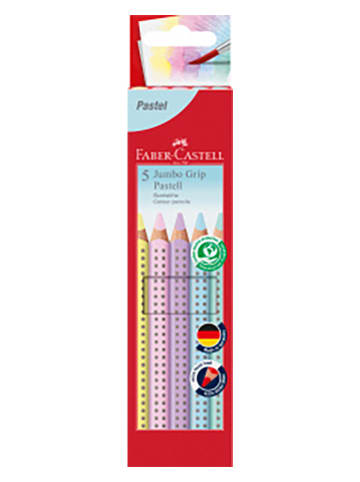 Faber-Castell Kredki (5 szt.) "Jumbo Grip Pastell"