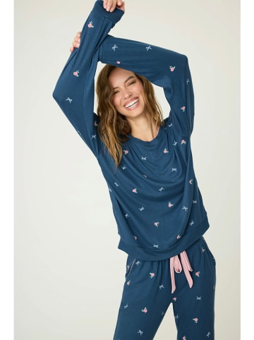 PJ Salvage Pyjamatop donkerblauw