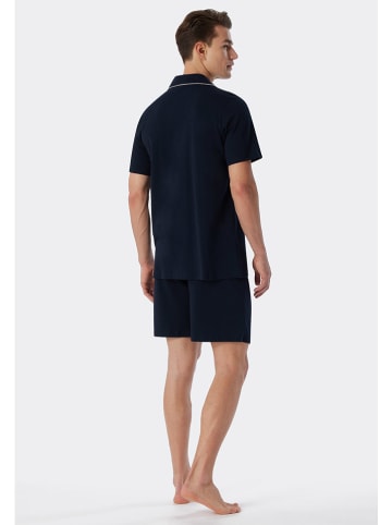 Schiesser Pyjama donkerblauw