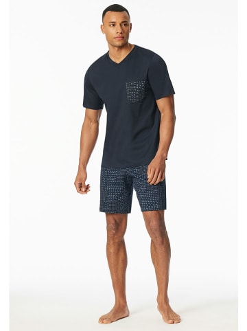 Schiesser Pyjama donkerblauw