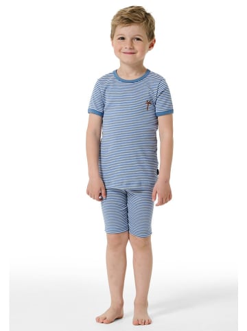 Schiesser Pyjama in Blau