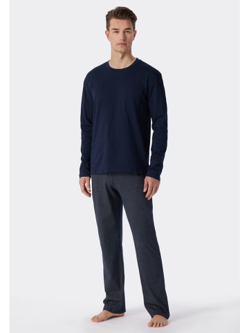 Schiesser Pyjama donkerblauw