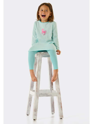 Schiesser Pyjama in Türkis