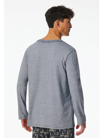 Schiesser Koszulka piżamowa w kolorze szarym