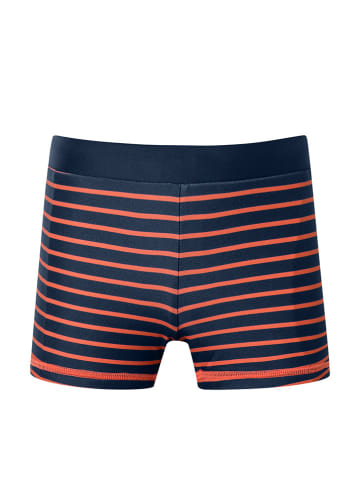 Schiesser Badehose in Dunkelblau/ Rot