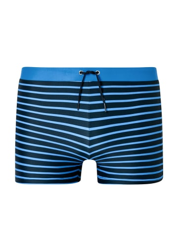 Schiesser Badehose in Blau/ Dunkelblau