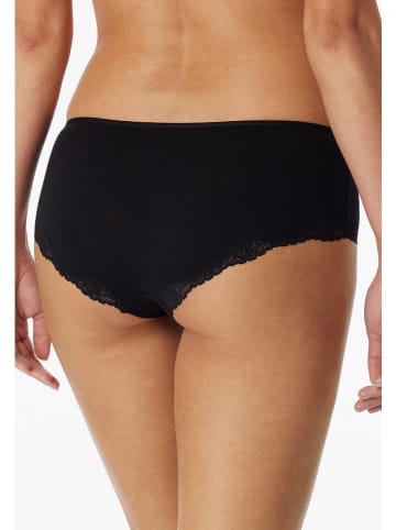 Schiesser Pełne figi w kolorze czarnym