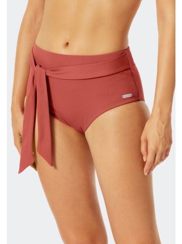 Schiesser Bikini-Hose in Rotbraun