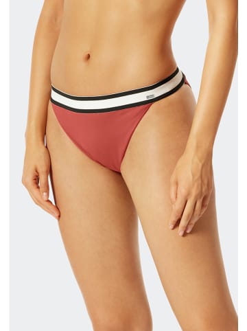 Schiesser Bikini-Hose in Rotbraun