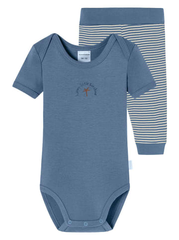 Schiesser 2-częściowy zestaw w kolorze niebieskim