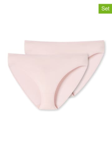 UNCOVER BY SCHIESSER 2-delige set: slips lichtroze
