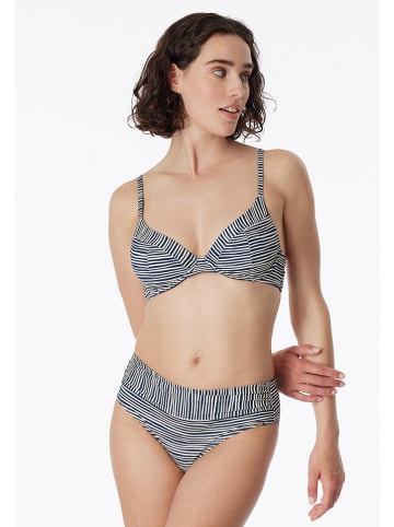 Schiesser Bikini donkerblauw/wit