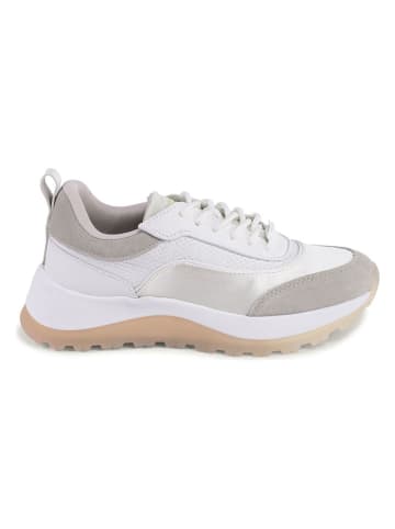 Calvin Klein Leren sneakers beige