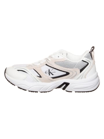 Calvin Klein Leren sneakers wit