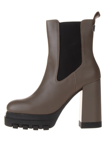 Tommy Hilfiger Shoes Leder-Stiefeletten in Hellbraun