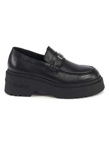 Tommy Hilfiger Shoes Leren mocassins zwart