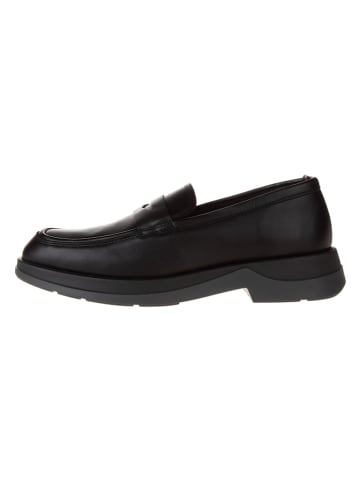 Tommy Hilfiger Shoes Leder-Mokassins in Schwarz