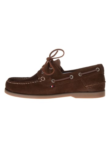 Tommy Hilfiger Shoes Leren mocassins bruin