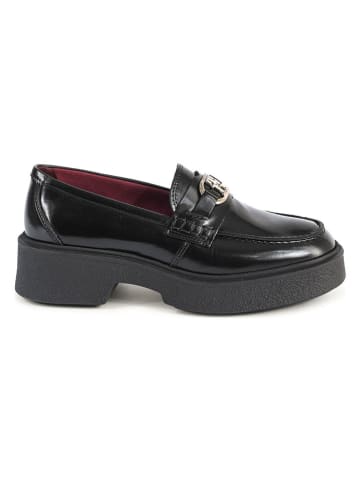 Tommy Hilfiger Shoes Leren mocassins zwart