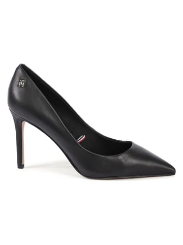 Tommy Hilfiger Shoes Leder-Pumps in Schwarz
