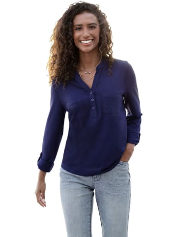 Heine Bluse in Dunkelblau
