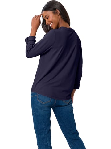 Heine Bluse in Dunkelblau